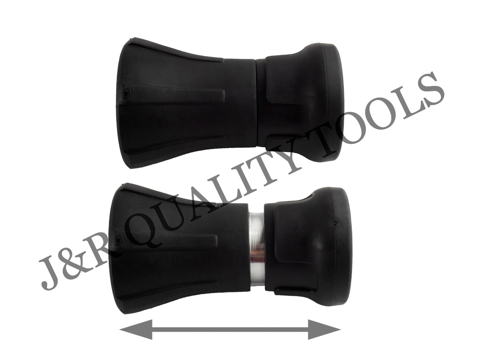 2 PACK VCT FIREMAN’S GARDEN FIRE HOSE NOZZLE ADJUSTABLE