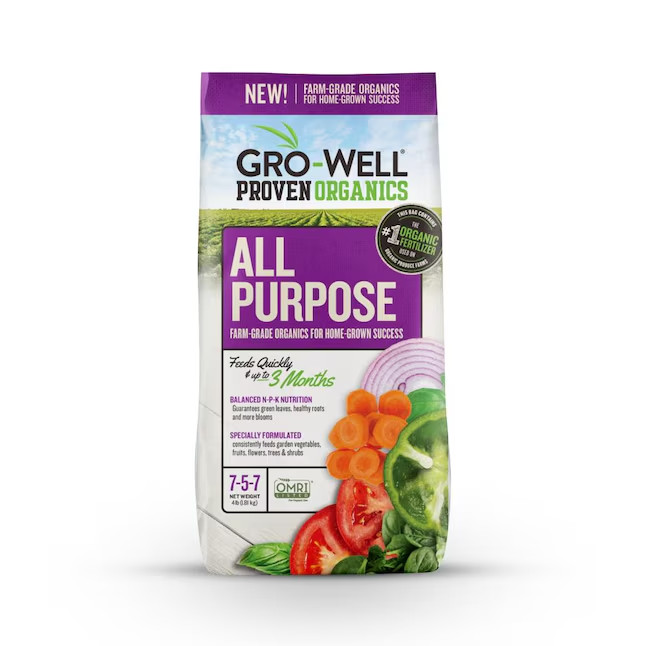 GRO-WELL Proven Organics 4-lb 7-5-7 Natural Fast Release All-purpose Food