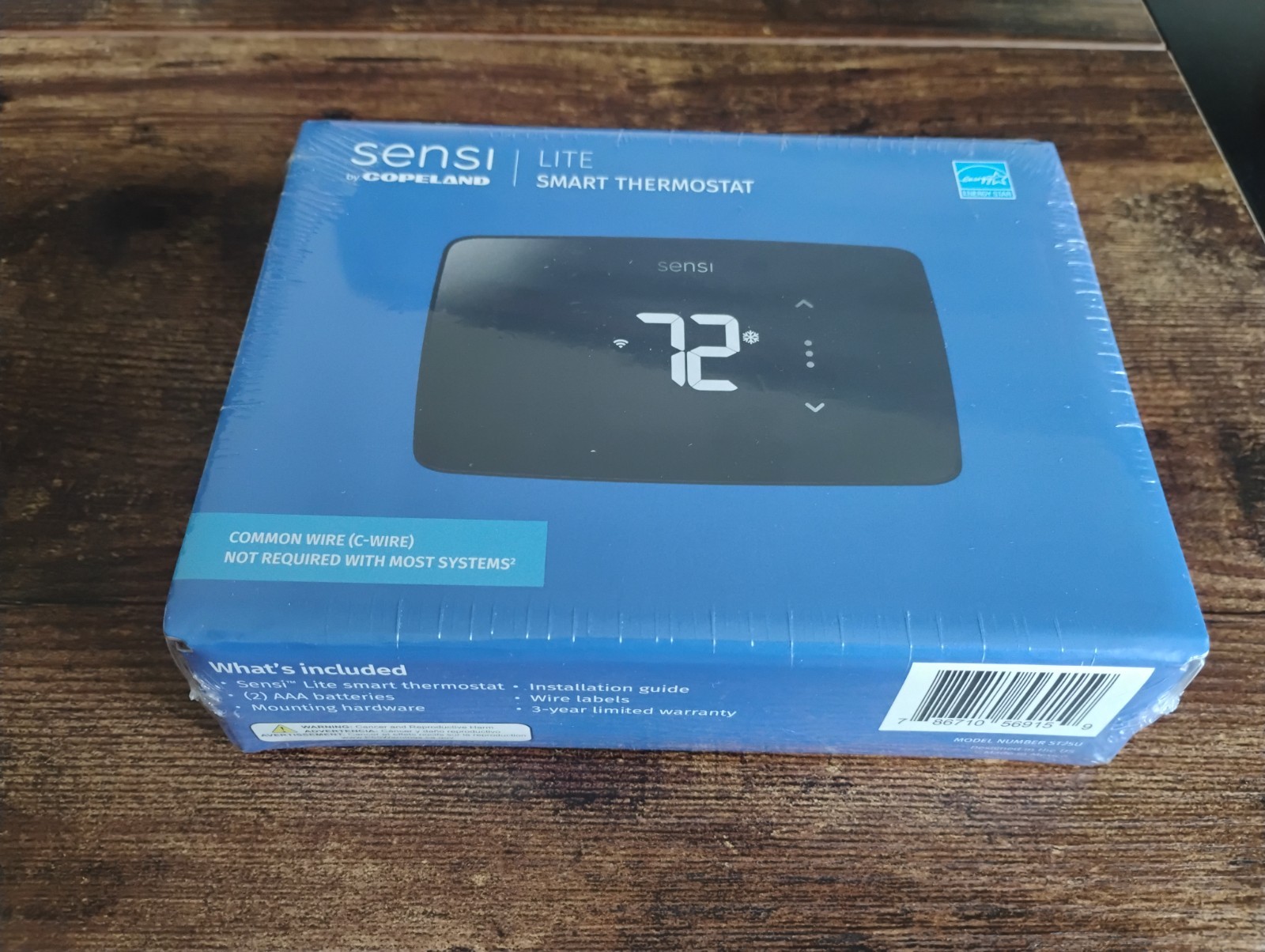 Emerson Sensi Lite ST25U Wi-Fi Smart Thermostat Google Alexa ~ BRAND NEW, SEALED