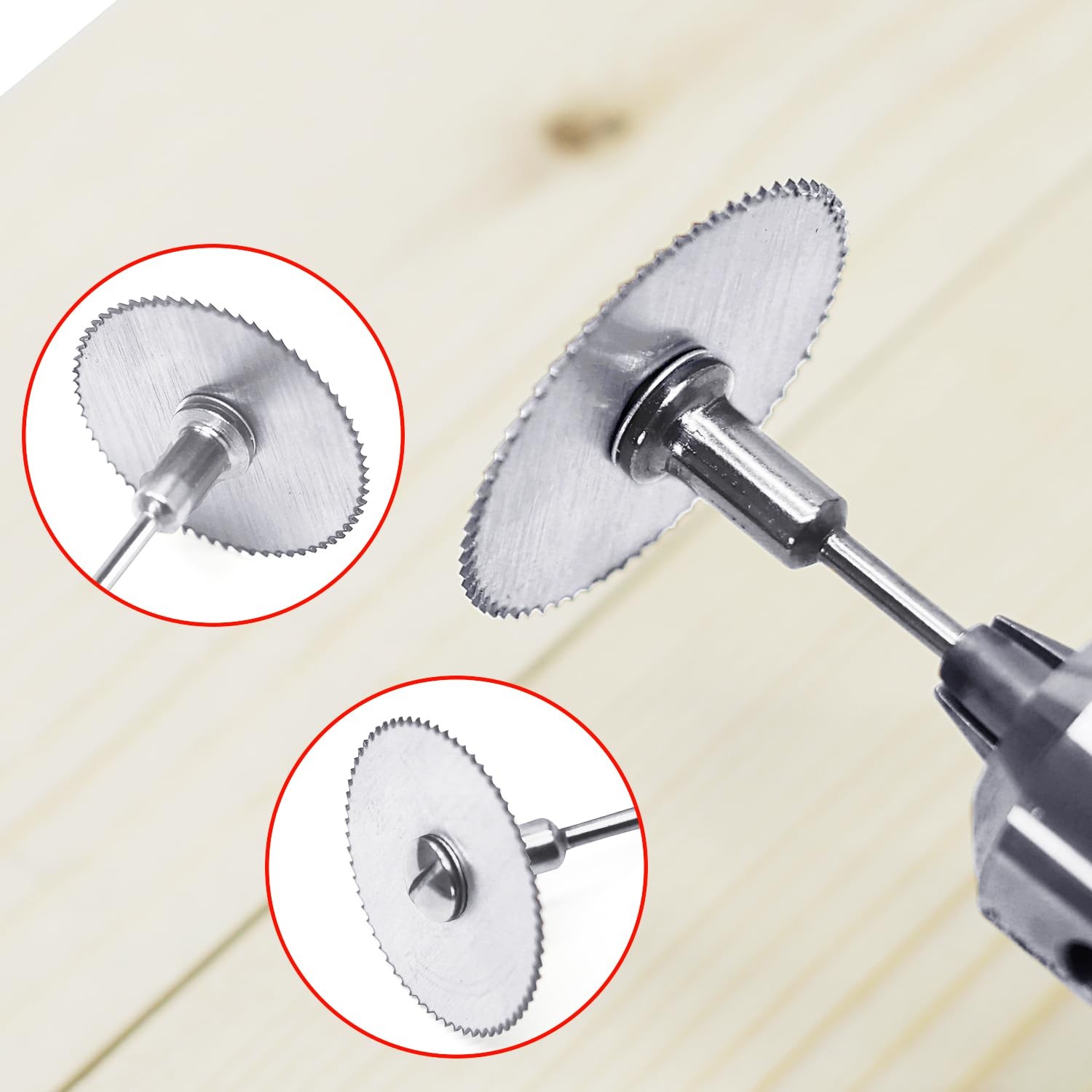 WEITARI 7pcs HSS Steel Circular Saw Blades Cutting Discs Cut-Off Wheel Blades…