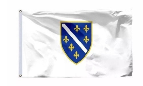Bosnia & Herzegovina Ljiljani Flag 3×5 ft – Bosanska Zastava Ljiljani