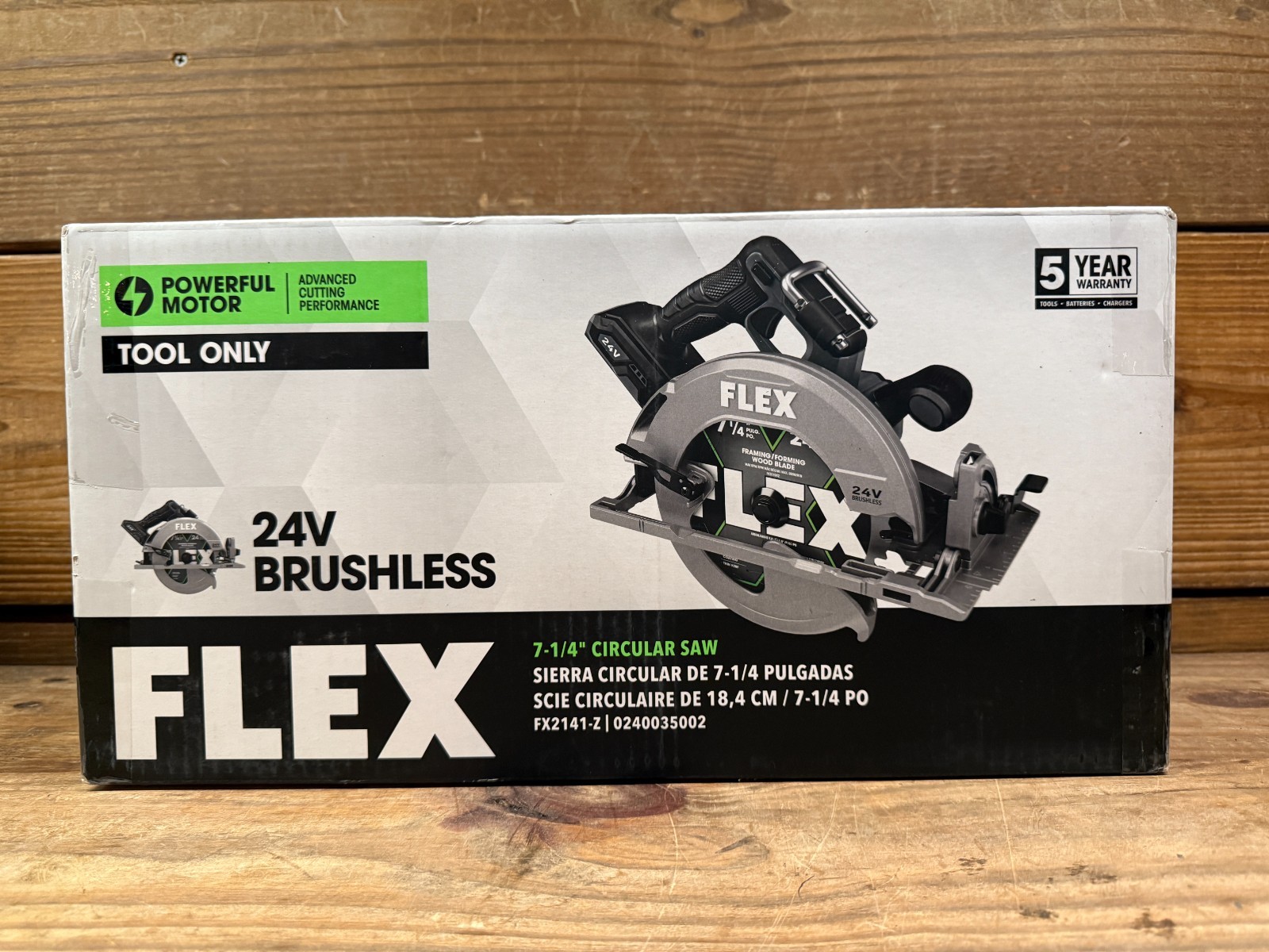 Flex Tool 24V 7 1/4″ Circular Saw Heavy Duty FX2141-Z FX2141