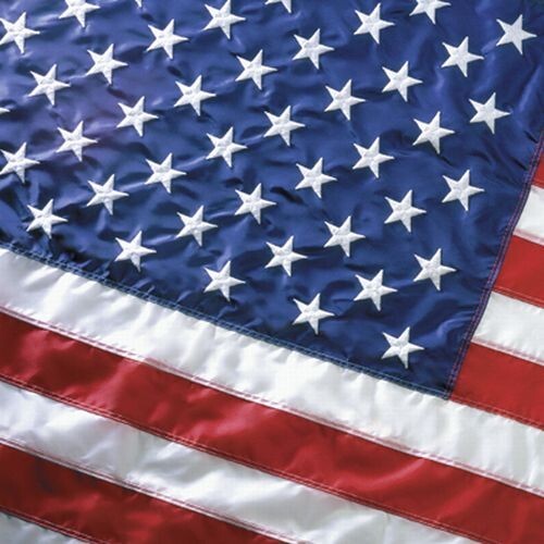 Outdoor Polyester American Flags – Made in USA Available From 2’x3′ to 30’x60′