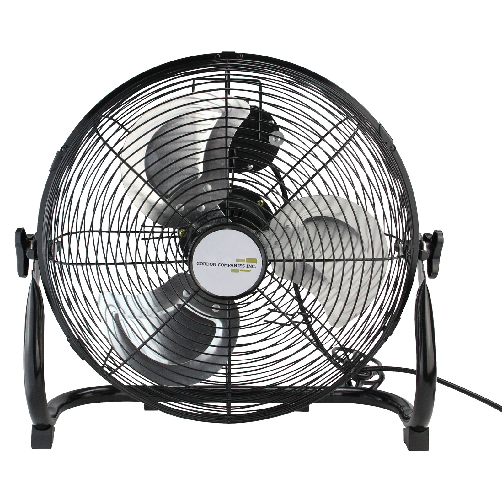 Northlight 14″ Jet Black Three Speed Adjustable Tilt Portable Floor Fan