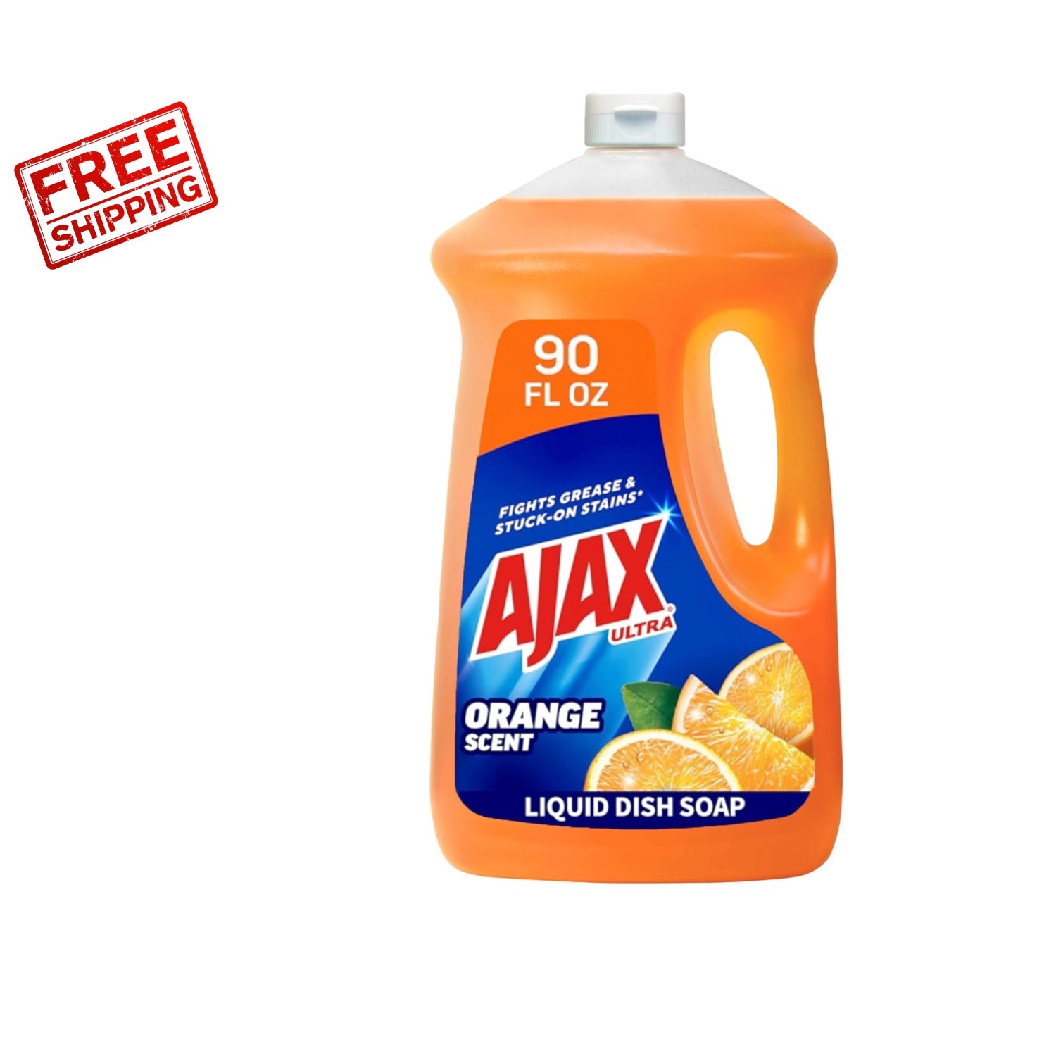 90 fl oz Ultra Orange Dish Soap – Antimicrobial Triple Action Cleaner for Dishes