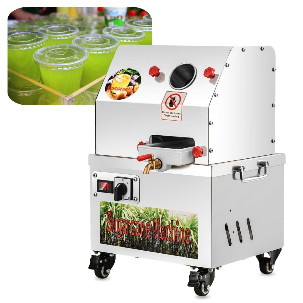 Commercial Sugar Cane Juicer Press Machine Electric Juicing Machine 110V