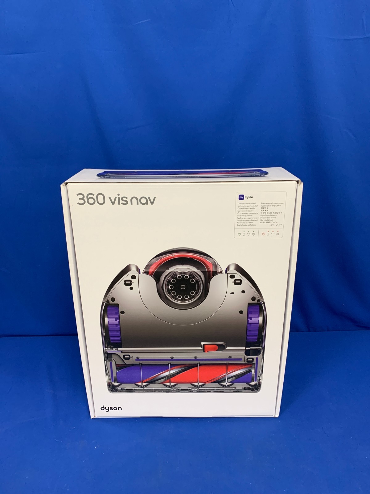 Dyson 360 Vis Nav Robot Vacuum In Blue/Nickle With Smart Navigation New