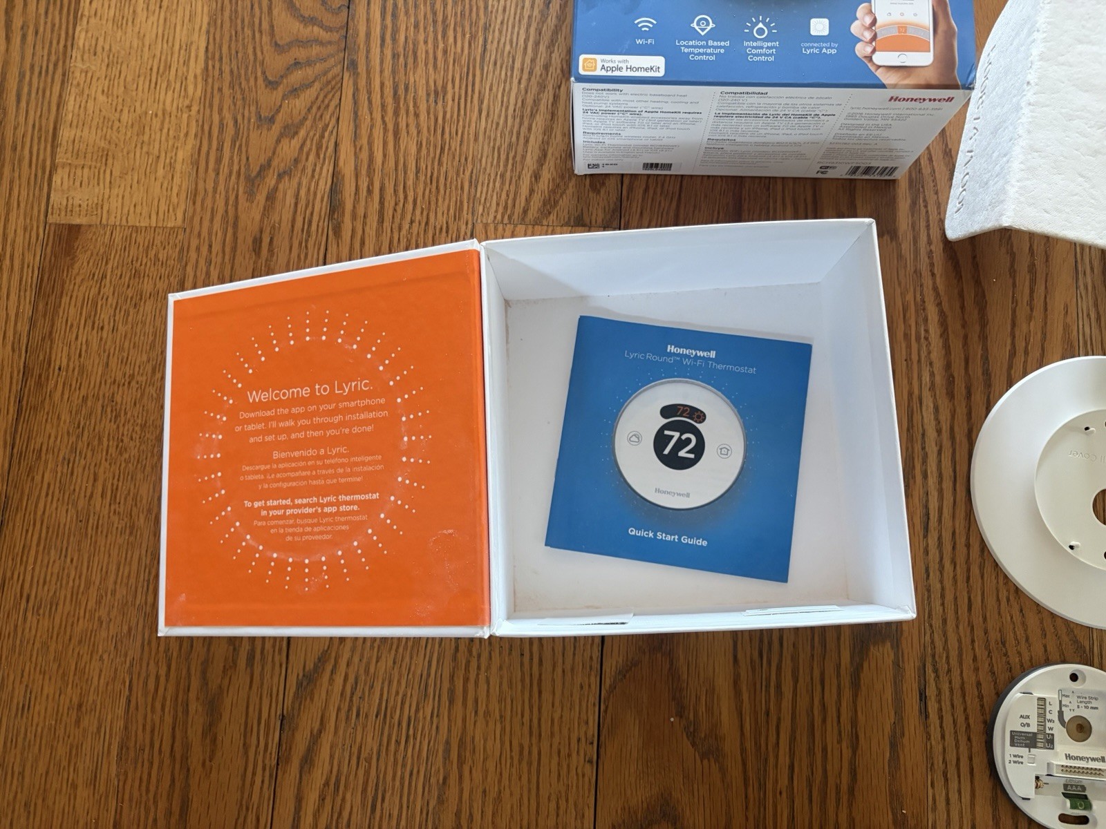 Honeywell Lyric Round Wi-Fi Thermostat – Work Perfectly. Two Available.