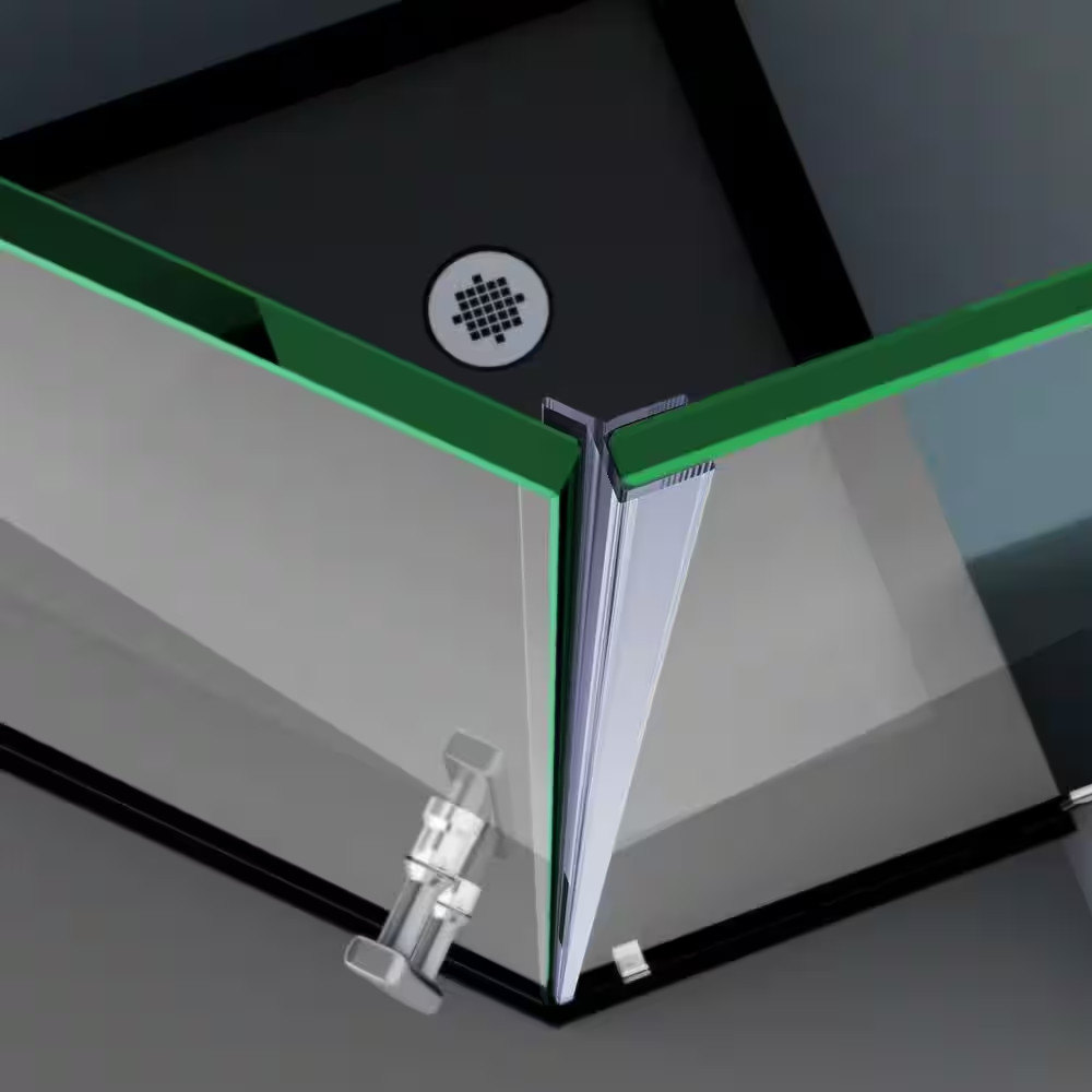 76 In. L Clear Vinyl Seal for 3/8 In. Glass Shower Door