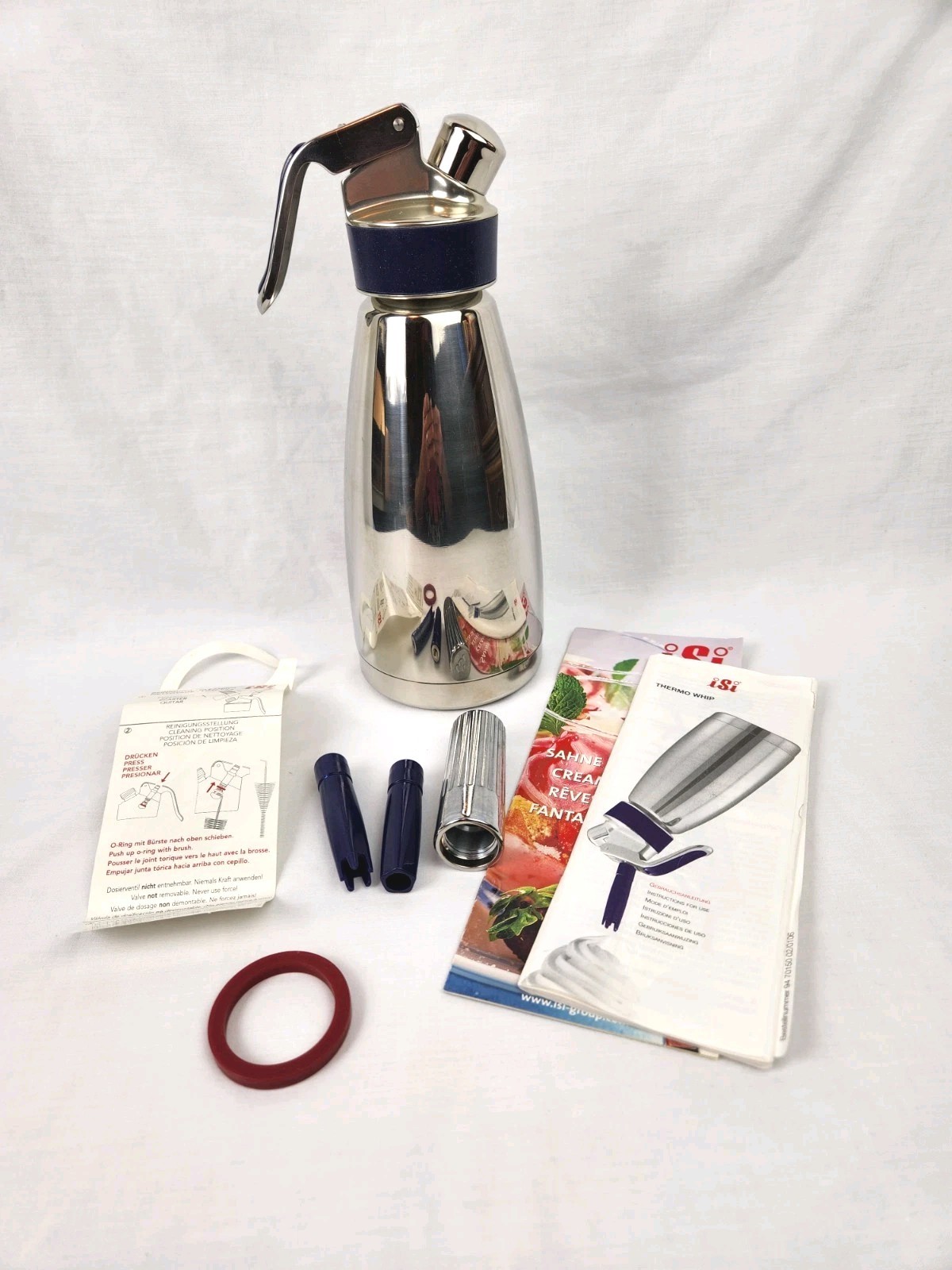ISI Thermo Whip Professional 1pt 0.5L Whipped Cream Dispenser Unused