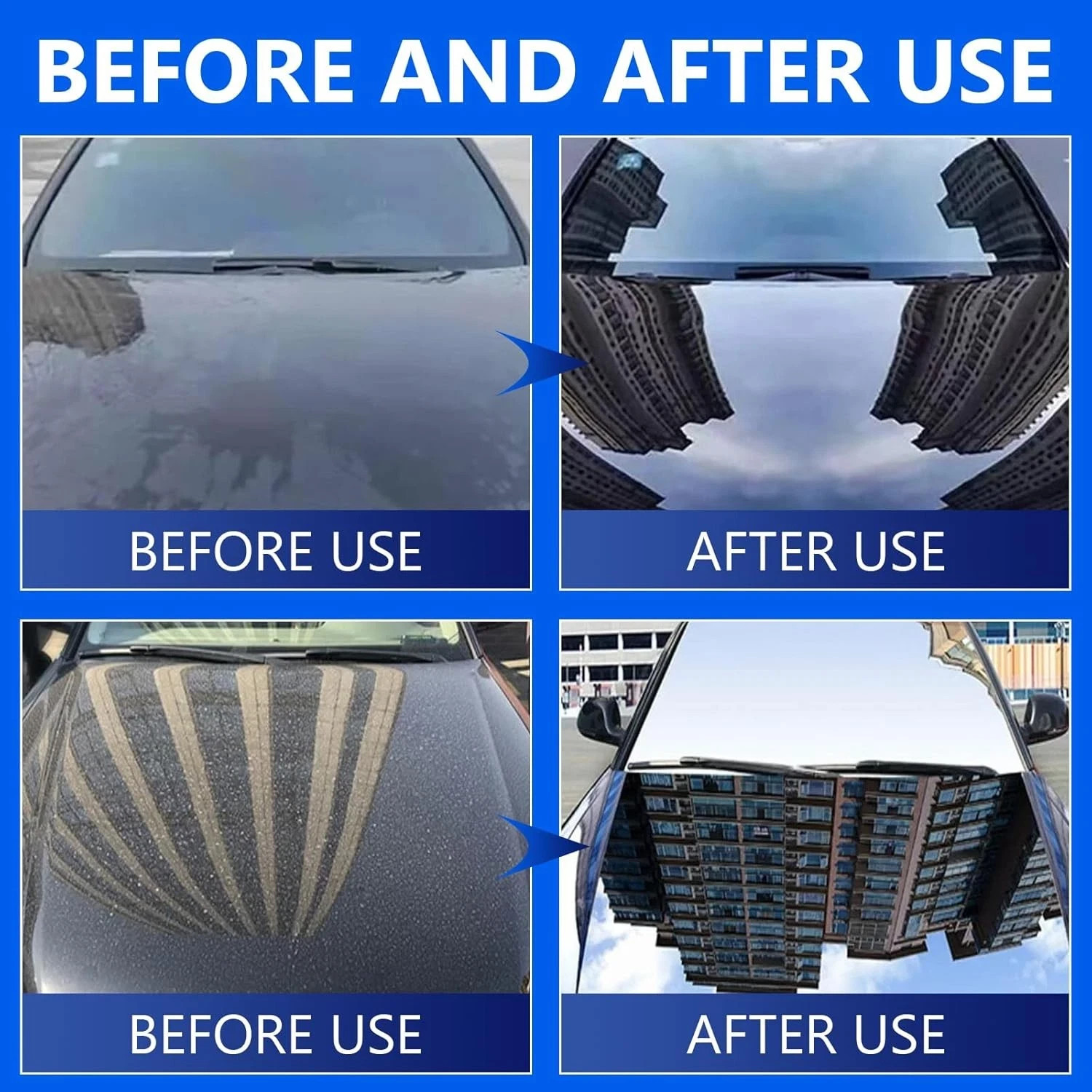 Car Coating Spray,Quick Effect Coating Agent,Car Polish Spray wax Liquid 3x120ml
