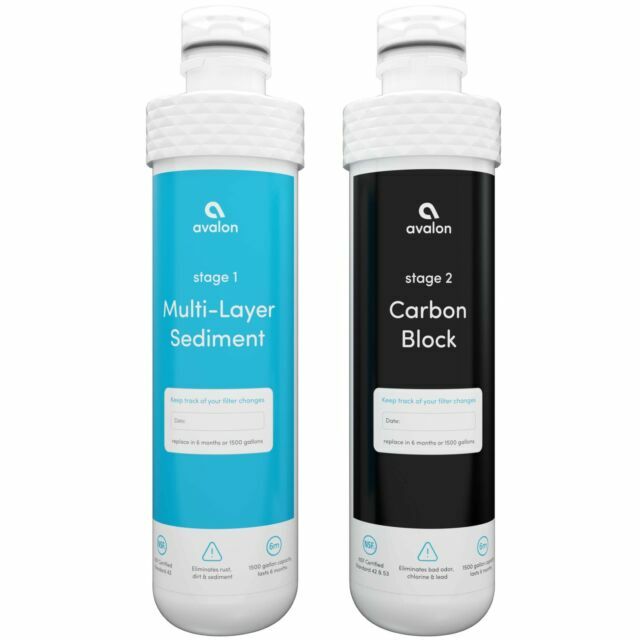 Avalon Genuine Replacement Filters for Avalon Bottleless Water Coolers NSF 2 Pk