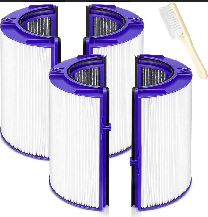 360 Combi Glass Hepa Carbon Air Purifier Filter for Dyson TP10 TP07 HP07 HP…