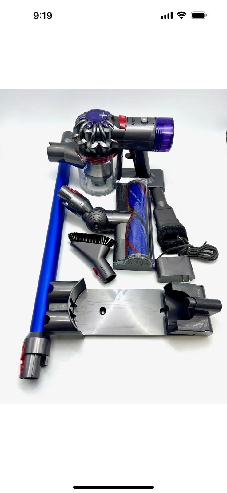 Dyson V8 Origin Extra Cordless Vacuum Cleaner – Blue/Gray (400494-01)