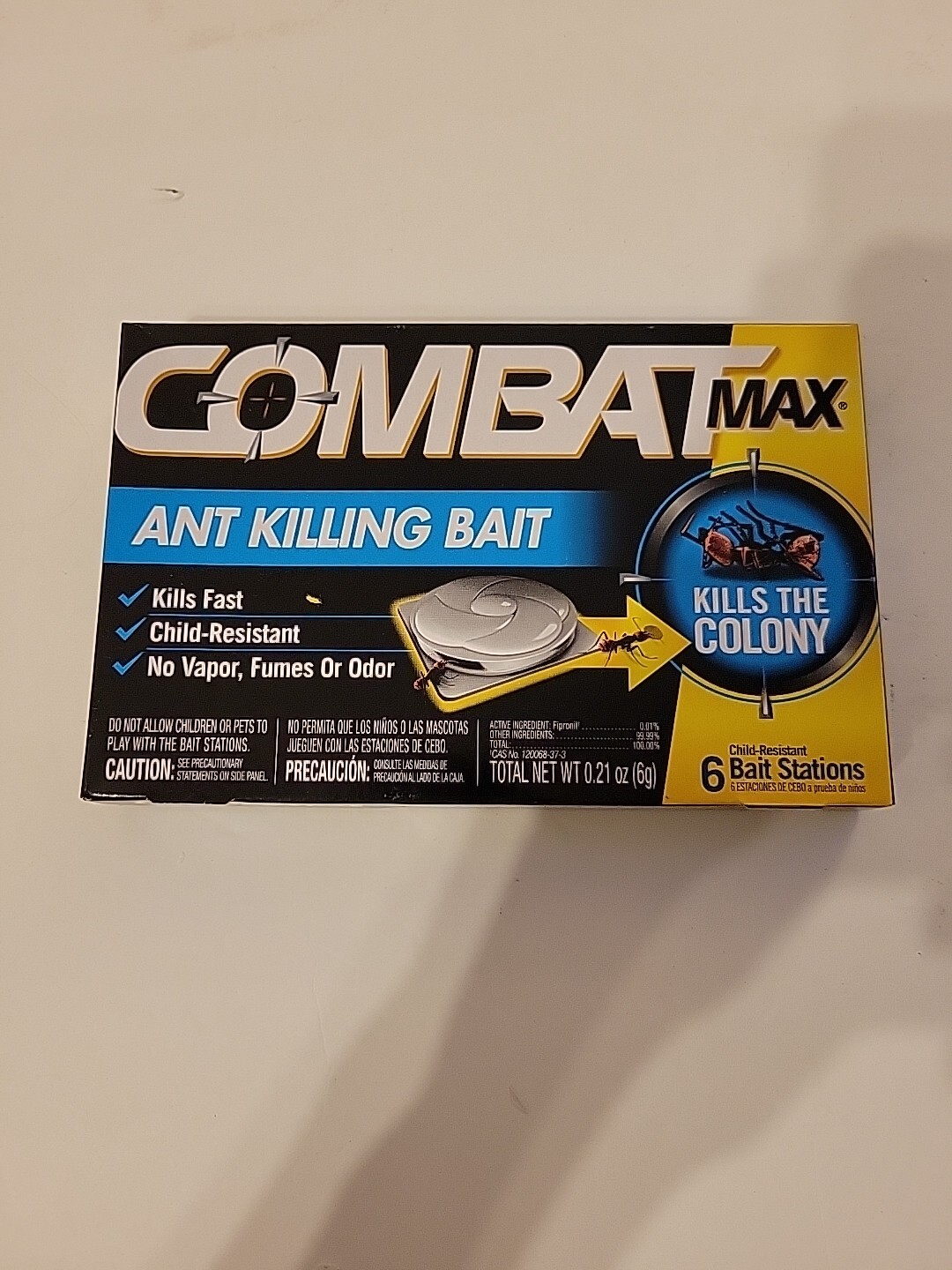 Combat Max Source Ant Killing Bait DIA55901 Bait Stations ANT 6 pieces