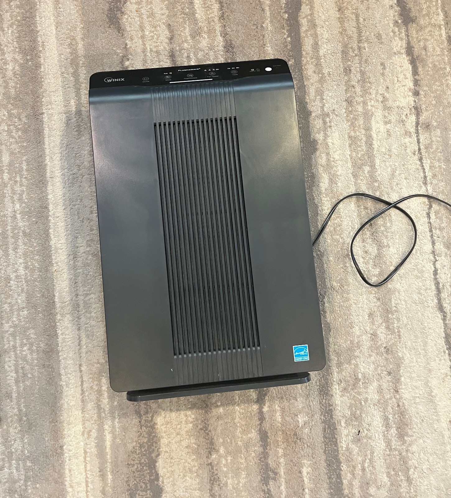 Winix 5500-2 Air Purifier PlasmaWave HEPA Filter Black Large Room Home Office