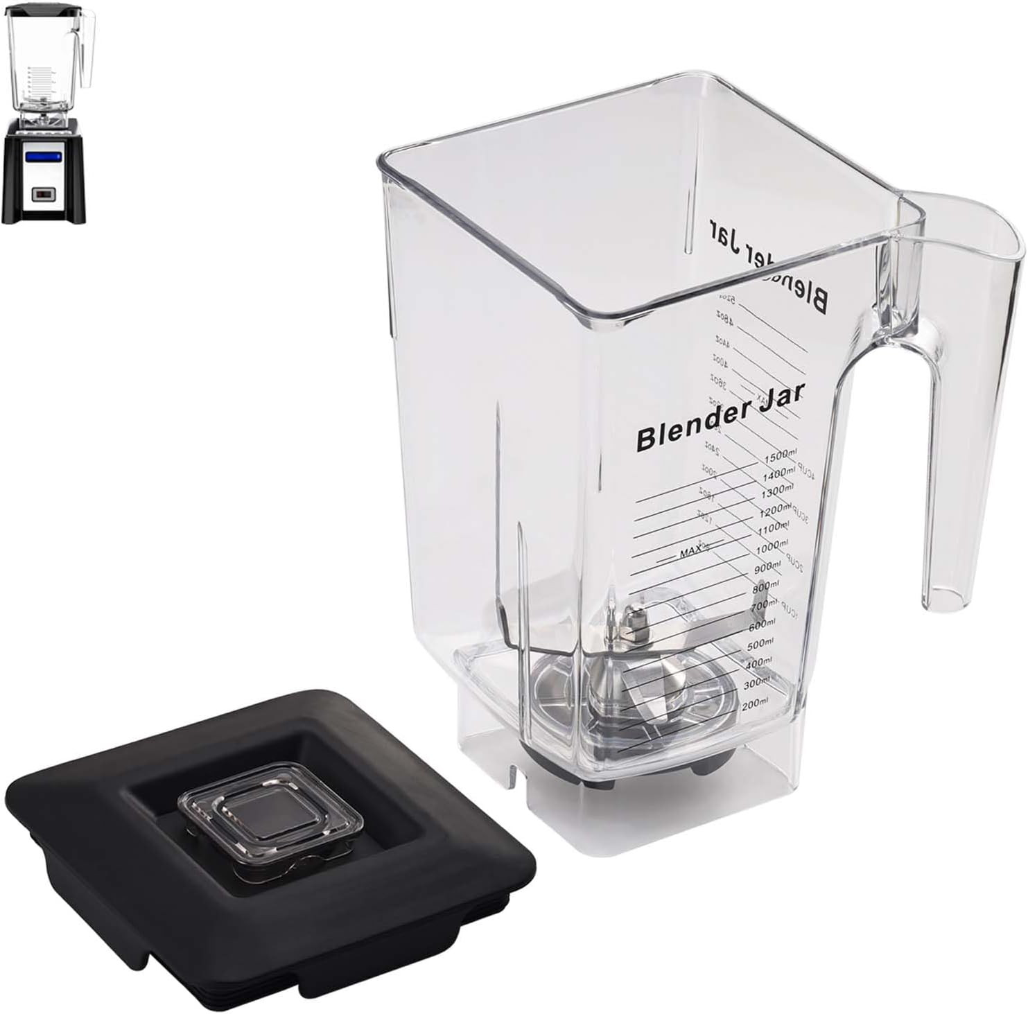 90Oz Wildside+ Jar for Blendtec, Replace 570 575 625 650 725 759 800 825 885 Etc