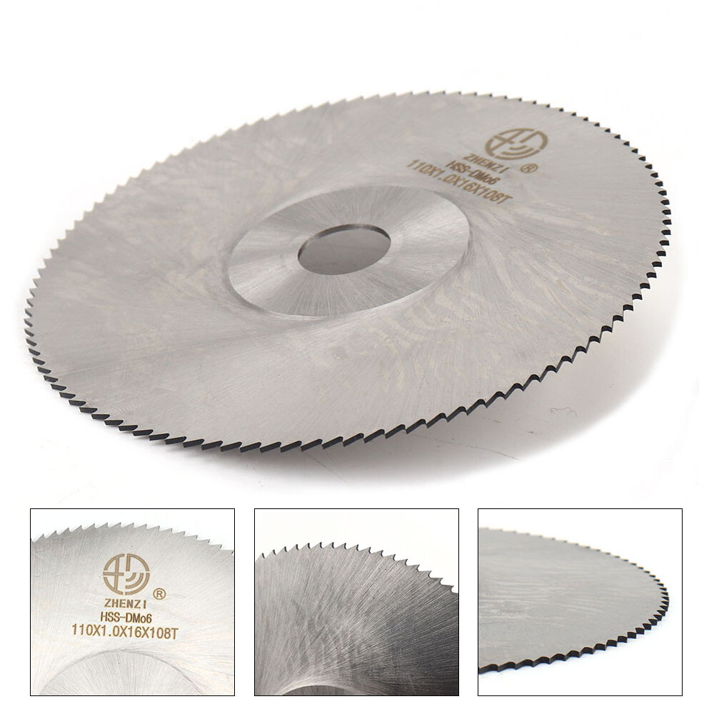 110mm HSS Mini Circular Saw Blades Wood Metal Steel Cutting Disc 16/20mm Hole