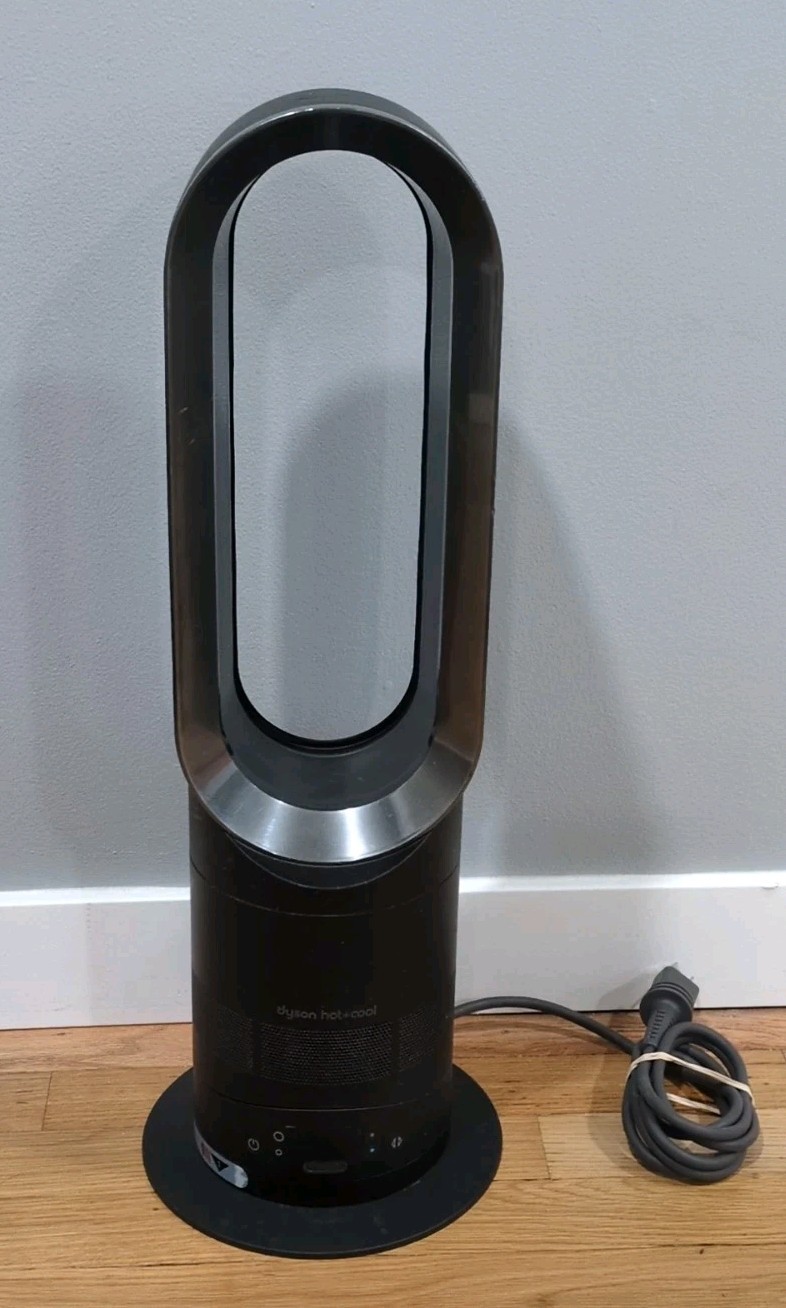 Dyson AM09 Hot + Cool Fan Heater Black (Works Great) No Remote