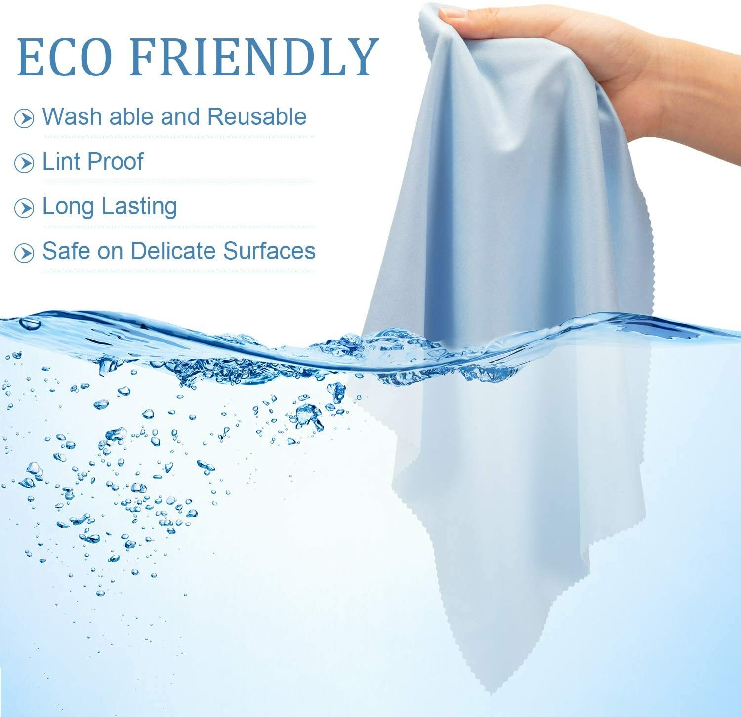 Extra Large Microfiber Cleaning Cloth 20″ X 20″ for TV Screens Lens Phone