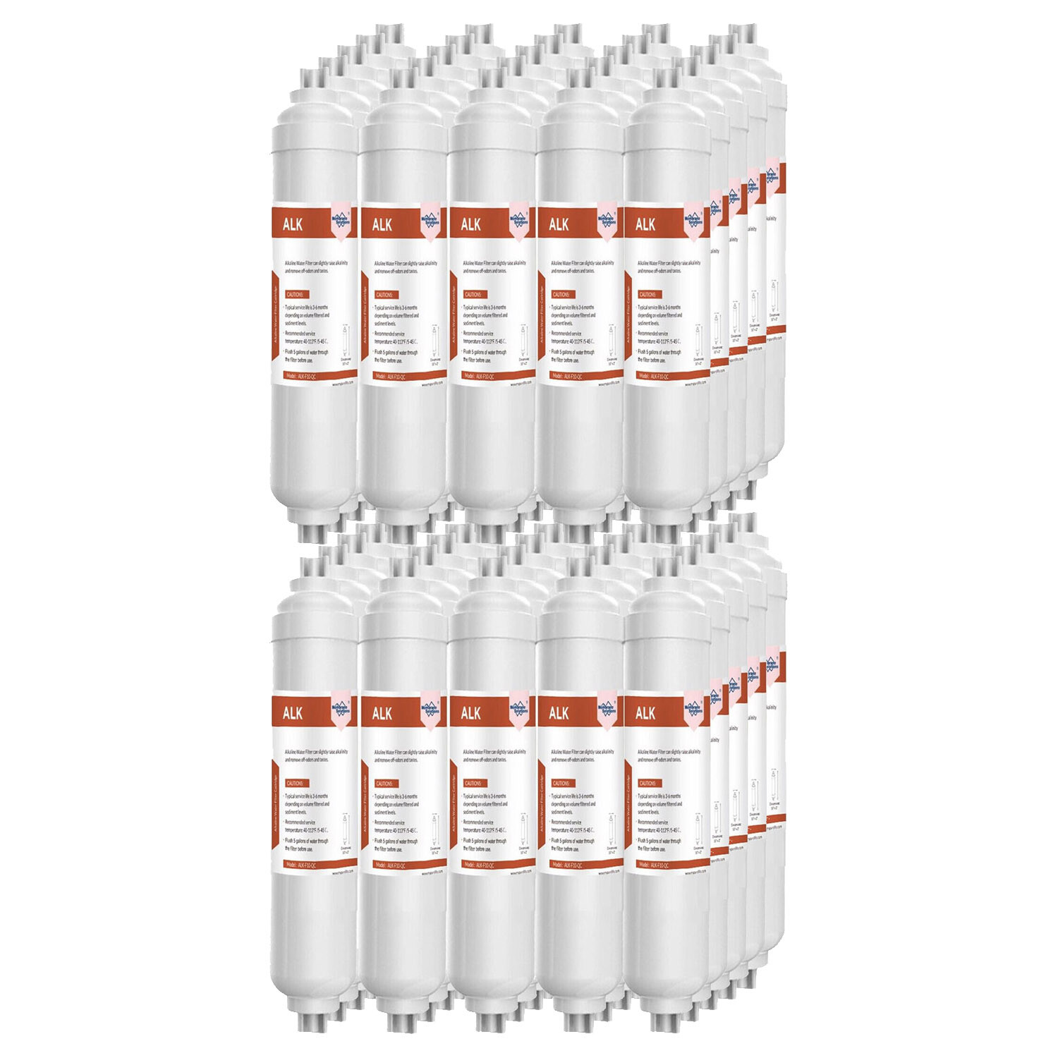 1-50 Pack PH+ Alkaline 6 Stage Reverse Osmosis Drinking Water Filter Replacement