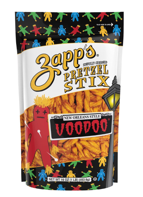 Zapp’s Voodoo Flavor Pretzel Stix, 16 oz Bag….