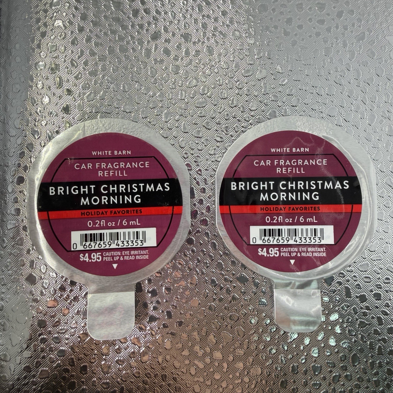 Bath & Body Works Car Fragrance Refill Bright Christmas Morning For 4-6 Weeks