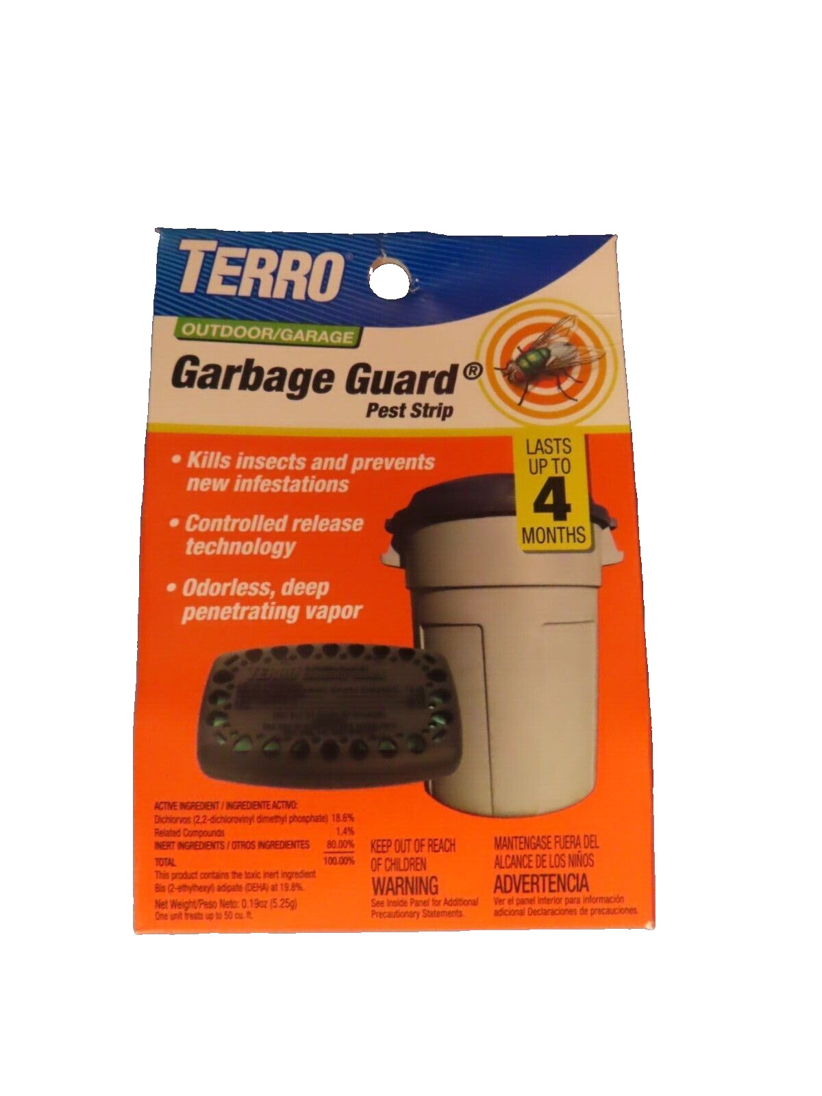 Terro Garbage Can Guard Pest Strip # T800 Lasts up to 4 months NEW