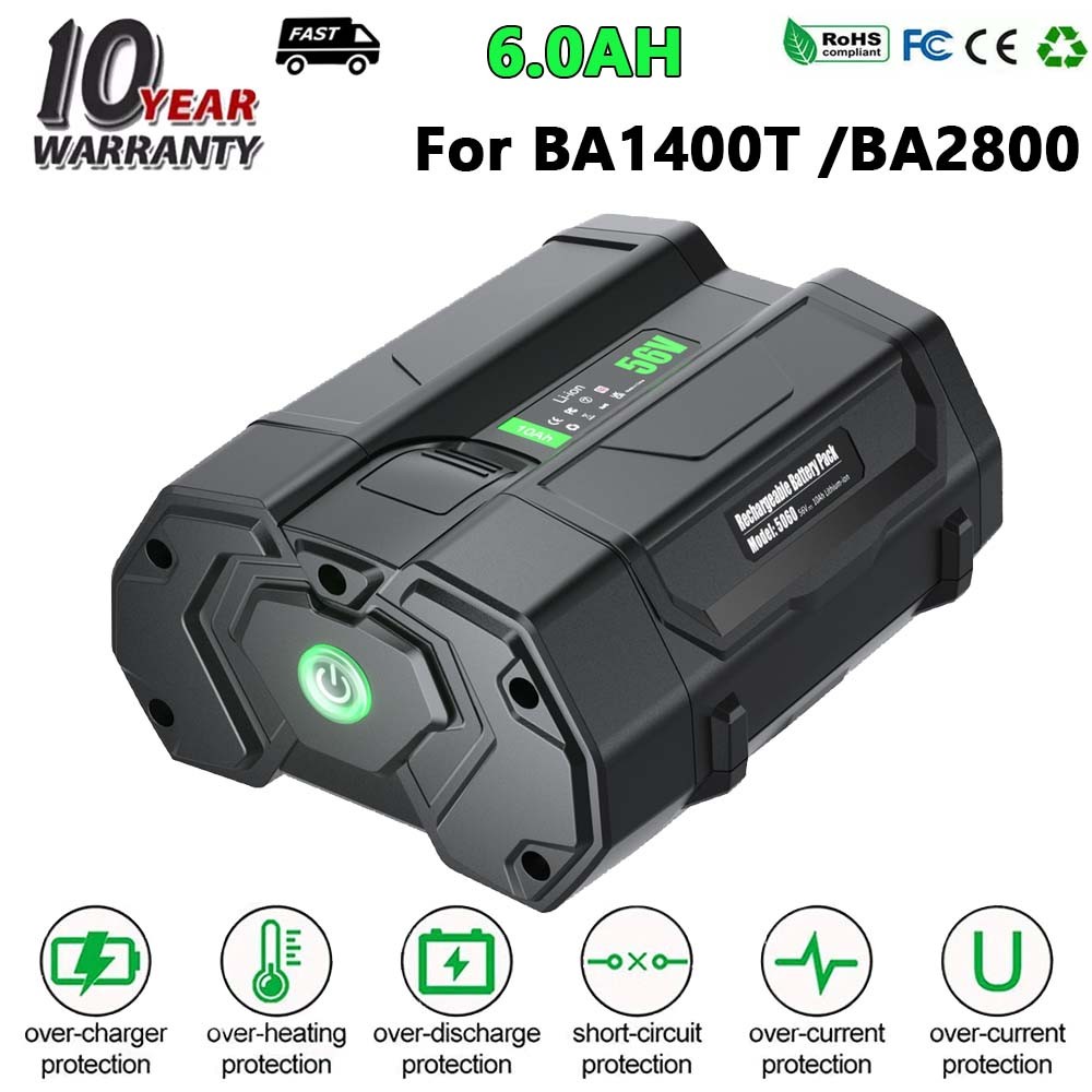 1-6X For Genuine EGO Battery 56V 7.5Ah 6.0Ah BA1400T BA4200 BA2800 ST1502LB NEW