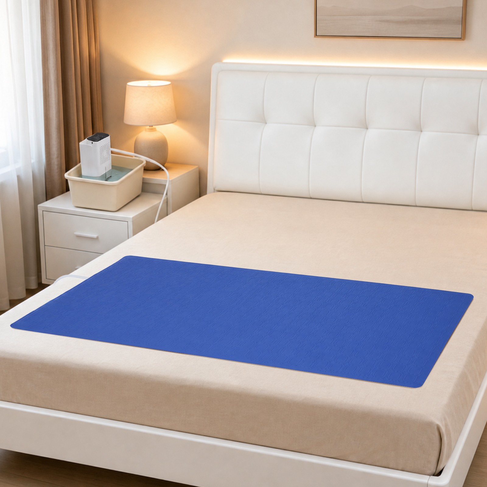 4.5L Bed Cooling System Water Bed Cooler Water Cooling Mattress Pad 160*70cm