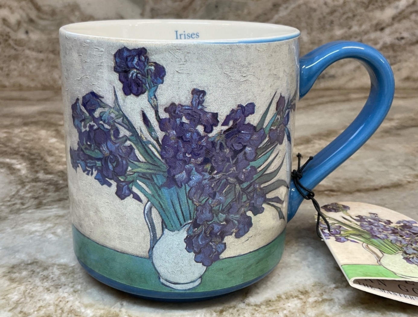 Large Coffee Mug Vincent Van Gogh Irises 1890 16 Ounces New