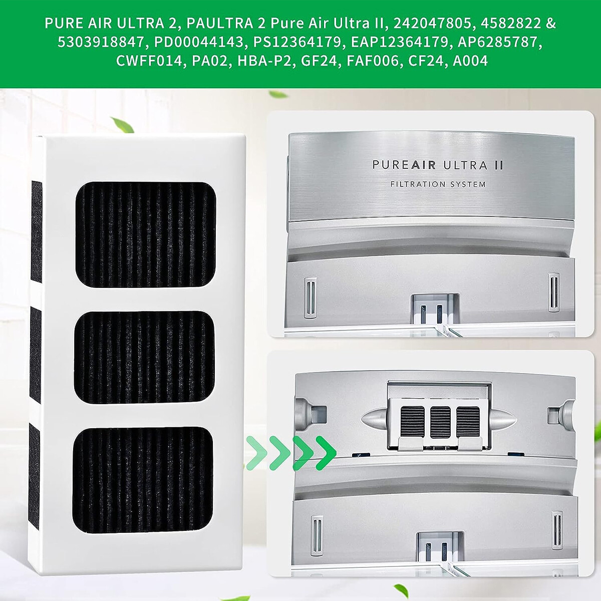 6 PACK For Frigidaire PAULTRA2 Refrigerator Air Filter PureAir Ultra II US