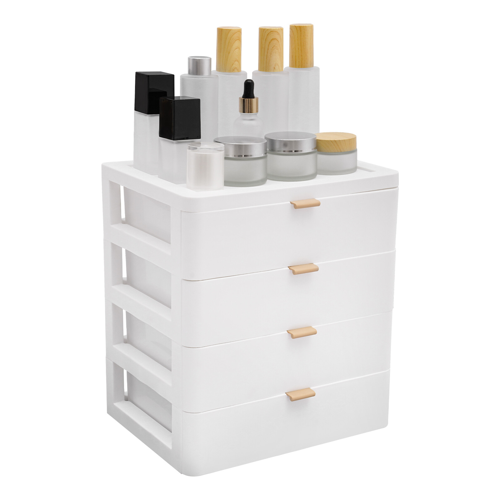 Tabletop Mount Storage Box Desk Organizer With Drawer 26*20.2*29cm For Office