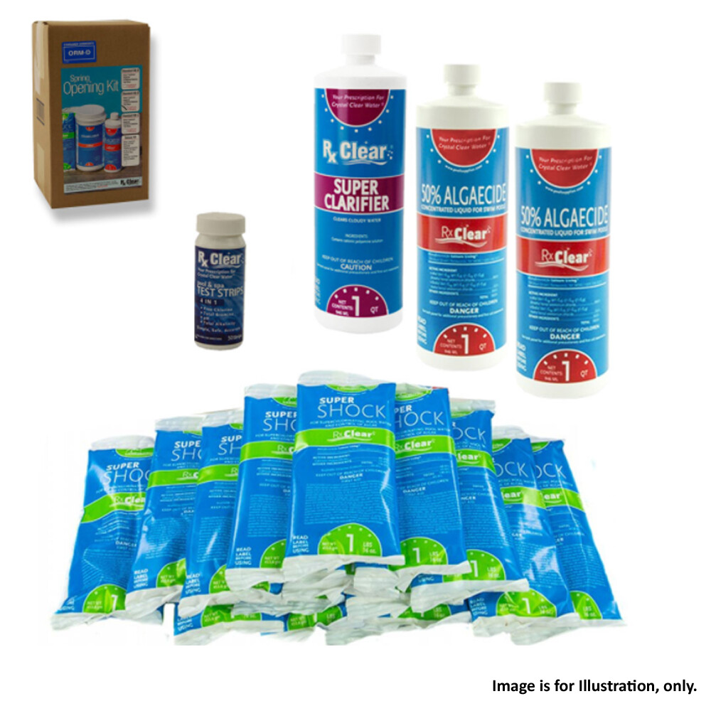 Swimming Pool Chemical Maintenance Kits (Includes FREE Spring Opening Kit)