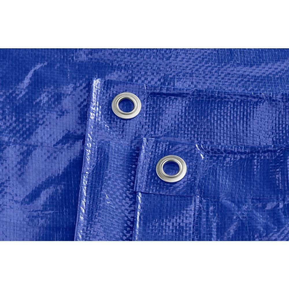 Everbilt 30 ft. x 50 ft. Blue Medium Duty Tarp