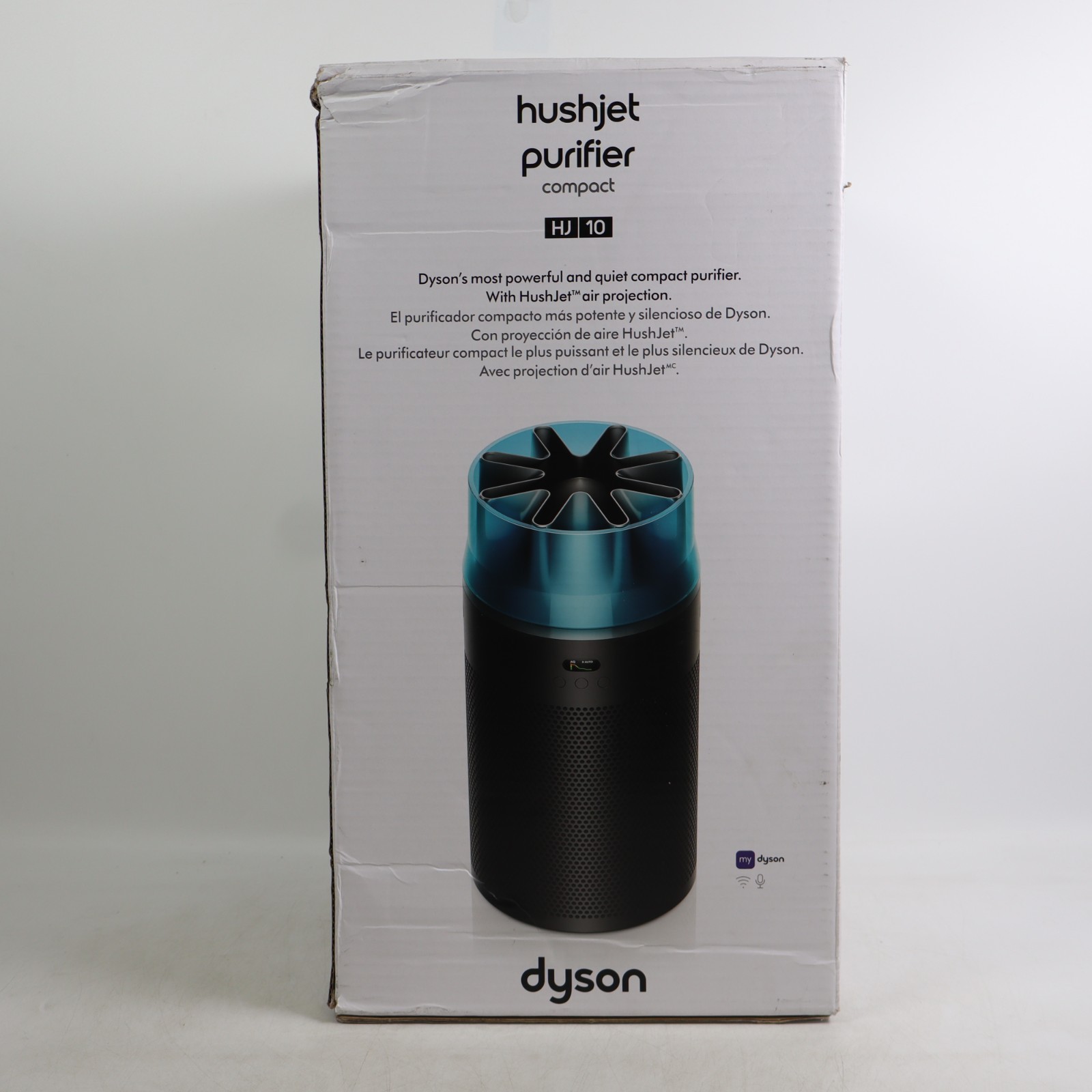 Dyson Hushjet Compact Purifier, Engineered for Powerful Whisper-quiet Black/Teal