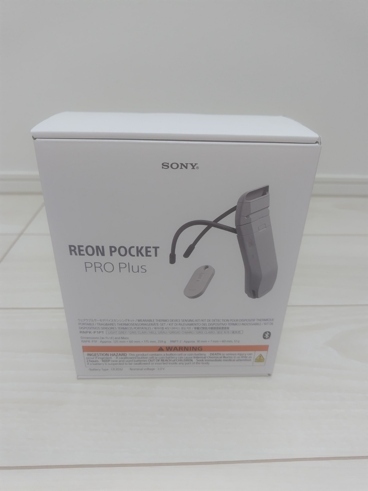 Sony REON POCKET PRO Plus RNPK-P1PT 202604 Flagship Wearable Cooler Sensing Kit