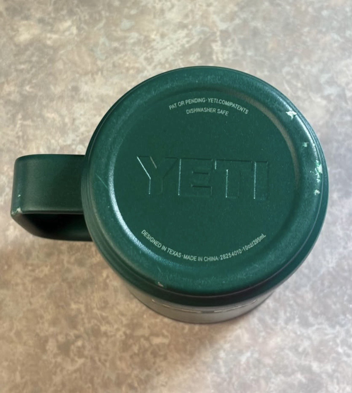 YETI Rambler 10 oz Stainless Steel Insulated Mug w/ Handle Slide-Lock Lid Green