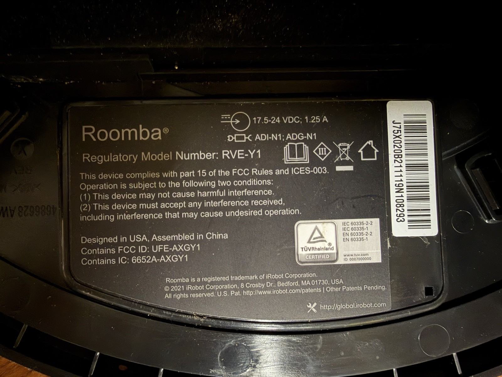 iRobot Roomba J7+ Self-Emptying Robot Vacuum/Mop, Parts (Expired Subscription)