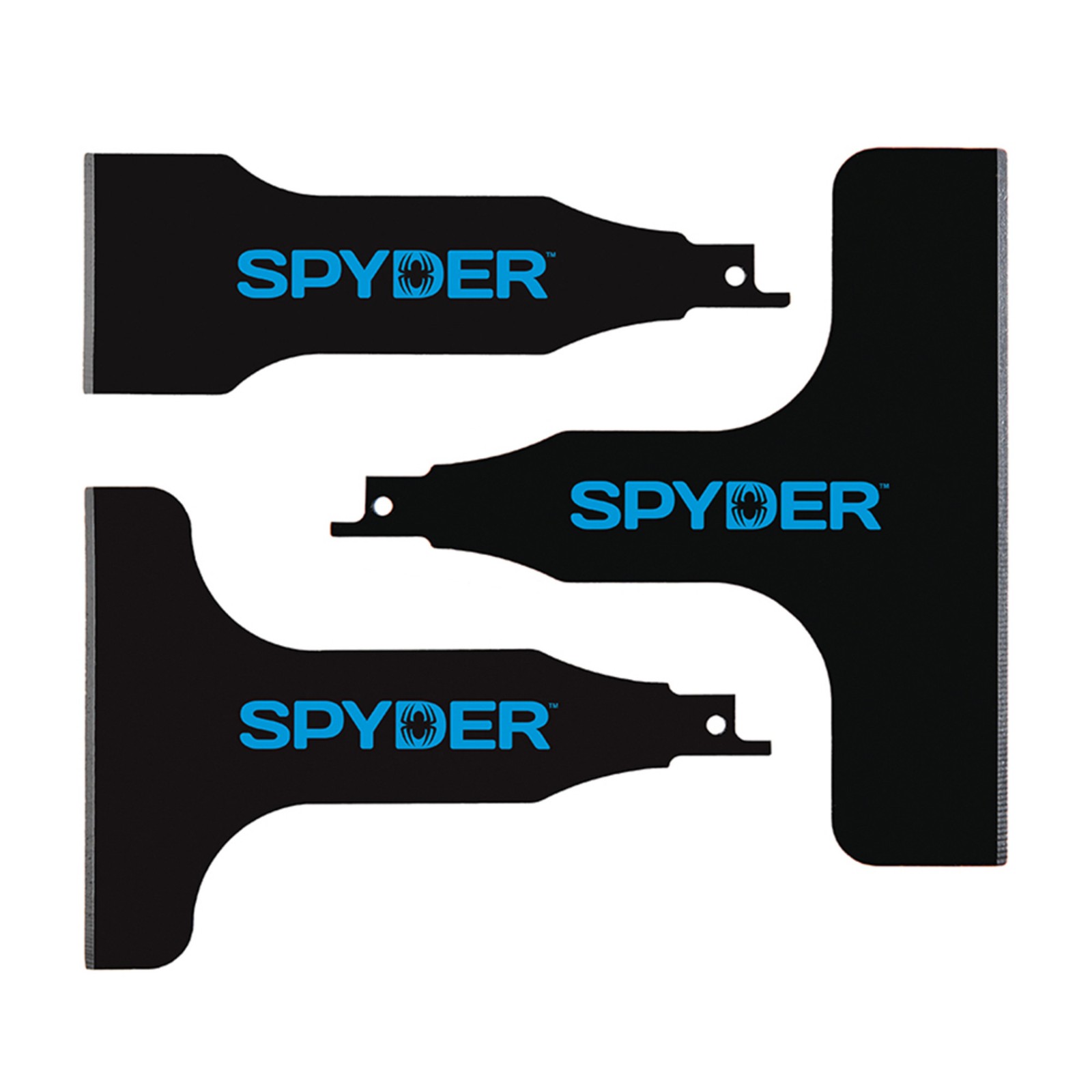 Spyder 3pc Scraper Blade Reciprocating Saw Attachment Set 2, 4, and 6 in 00134