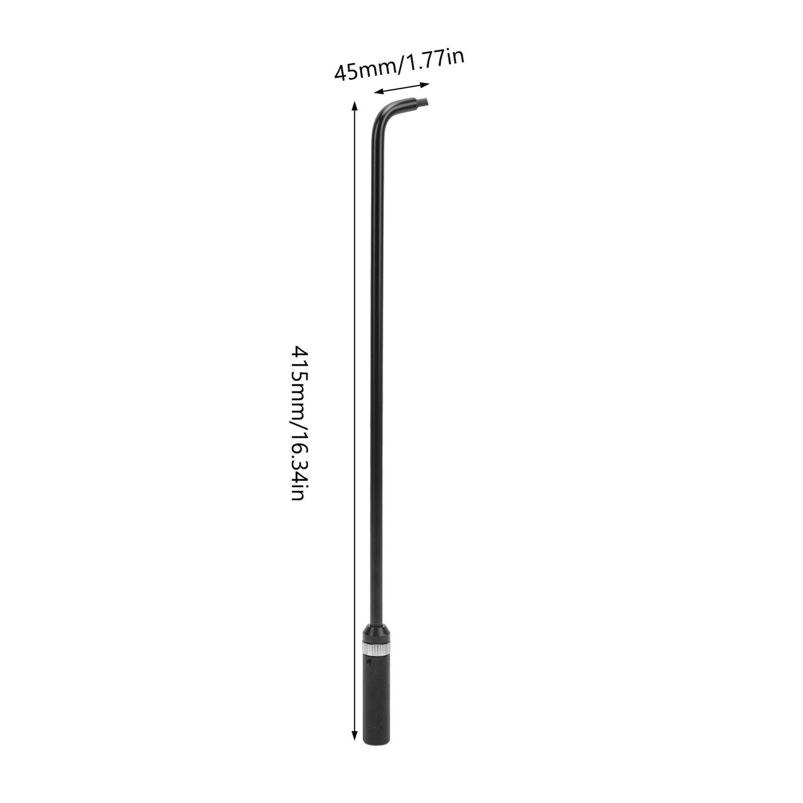 16.34in Carburetor Pilot Screw Adjusting Tool 110° Angled Metal Head Universal