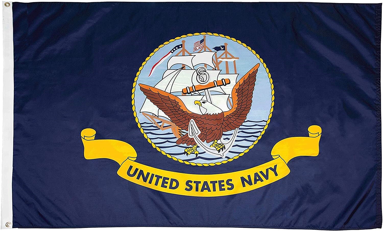 United States Navy Flag USN Emblem Banner US Military Pennant New 3×5 LICENSED