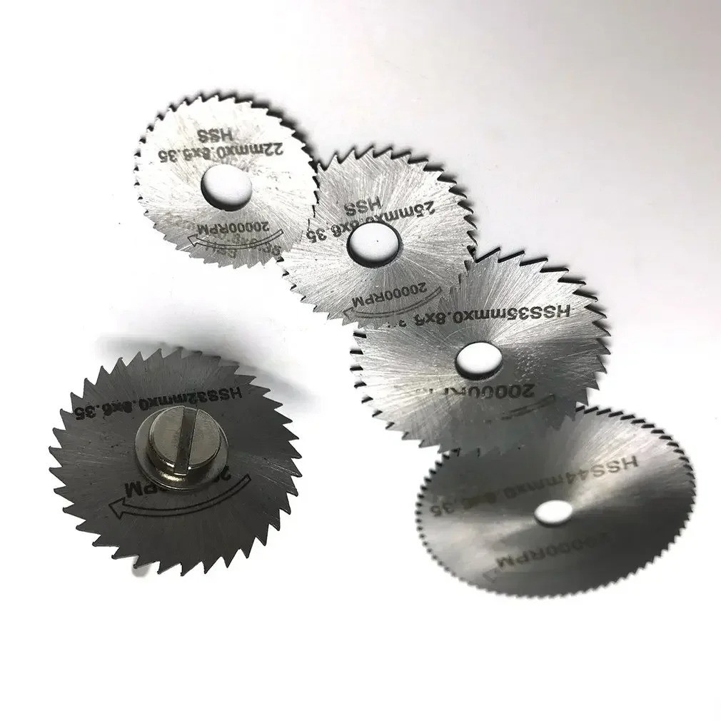11PCS Mini Circular Saw Blade Set Stainless Steel Cutting Discs for Rotary Tool