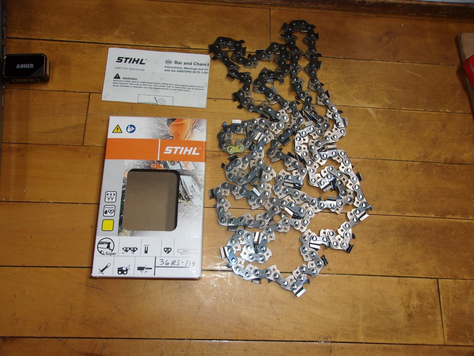 Stihl OEM 36″ Full Chisel Chain 3/8″ .063″ 114 DL 36RS Multiple Discount #GM-3T1