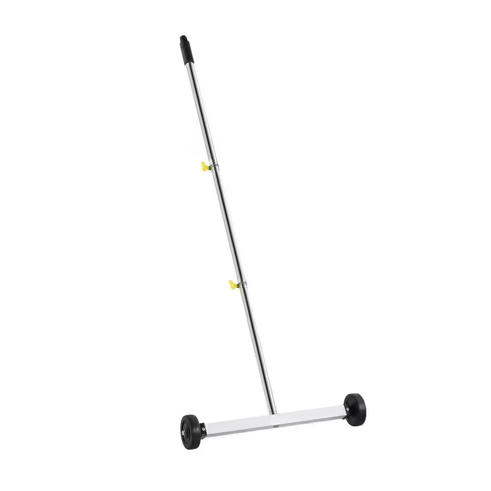 17 In. Mini Magnetic Sweeper, 10 Lbs. Capacity, Magnetic Pickup Sweeper to Pick