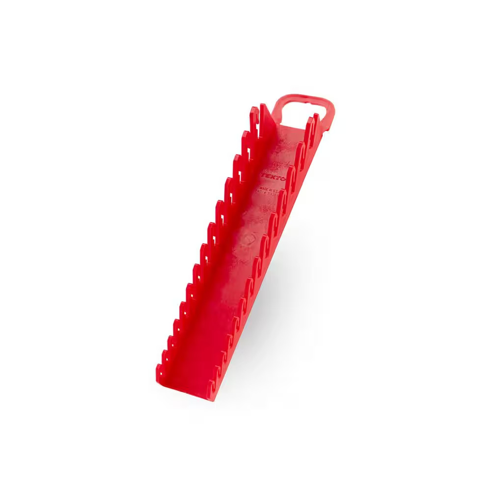 14-Tool Stubby Combination Wrench Holder (Red)