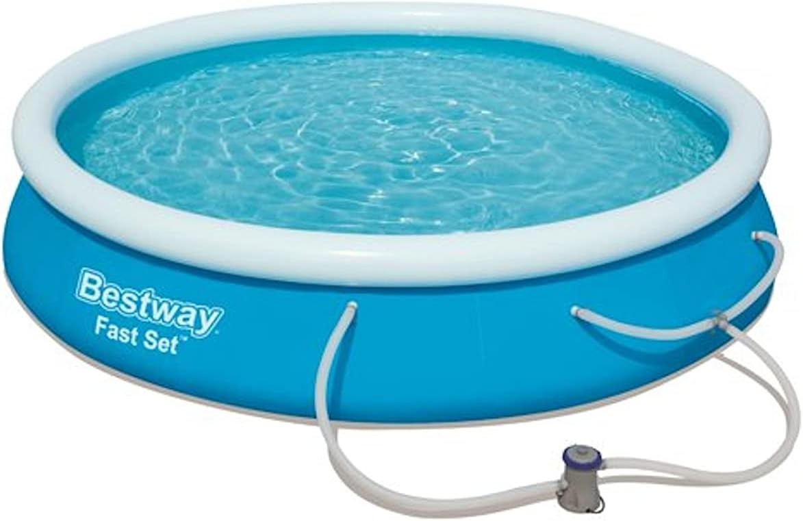 BESTWAY 57275E FAST SET ABOVE GROUND SWIMMING POOL SET 12′ X 30″ *NEW