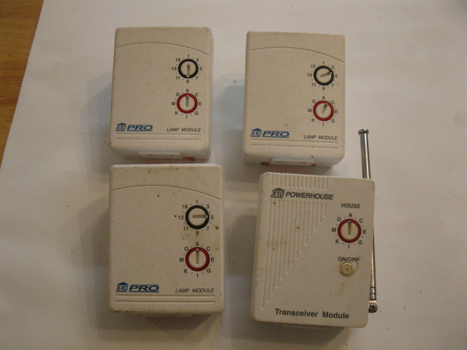Lot of 4 X10 Pro Lamp Module PLM01 120 Volts 60 Hz Mx 300 watts