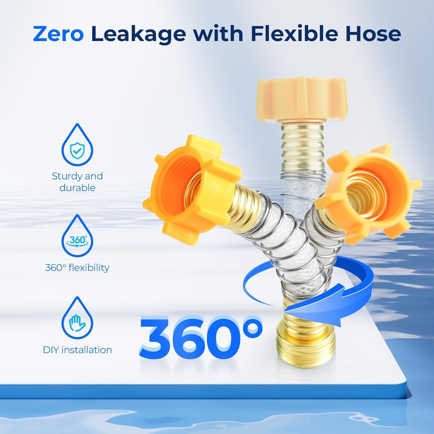 Waterdrop RV Water Filter, RV Inline Hose Water Filter with Hose Protector