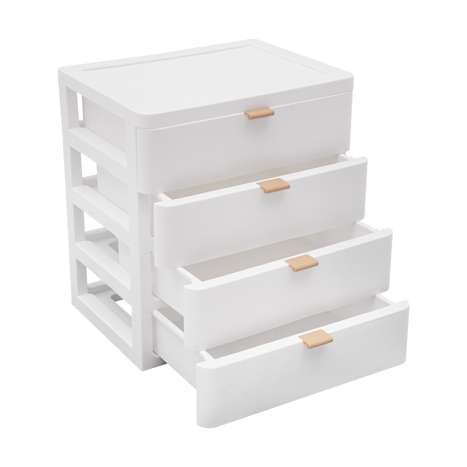 Tabletop Mount Storage Box Desk Organizer With Drawer 26*20.2*29cm For Office